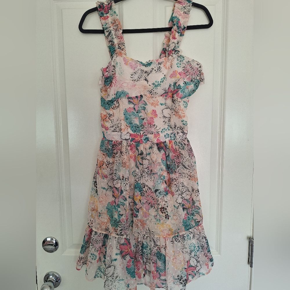WALTER BAKER Mini Dress Floral Ruffles Size‎  2